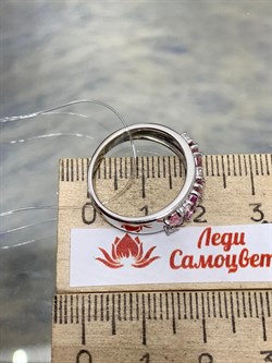 *Кольцо р.16,5 Турмалин арт. SM-R02909-X-W-Pin-X-W-003 вес 3,11 г - фото 194781