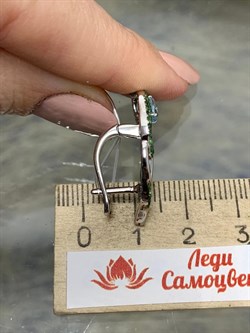 *Серьги Топаз Цаворит арт. SM-E00746-X-WB-SBT-X-Gg-316 (вес 7,21 г) - фото 194828 *Серьги Топаз Цаворит арт. SM-E00746-X-WB-SBT-X-Gg-316 (вес 7,21 г) - фото 194828