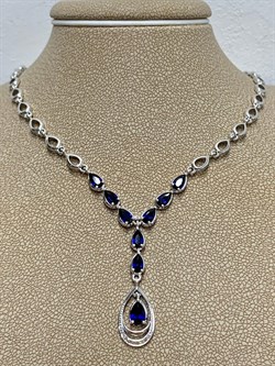 *Колье р.45 Сапфир иск арт. 06-00026-07-112-01-07-041 Вес 12,5 г - фото 195246 *Колье р.45 Сапфир иск арт. 06-00026-07-112-01-07-041 Вес 12,5 г - фото 195246