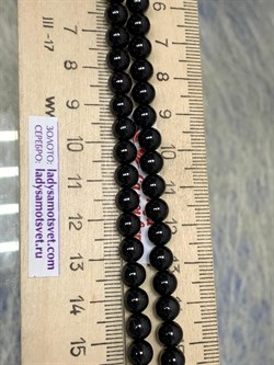 Бусы р.50-54 д.6 Черный Турмалин Шерл Бразилия арт: 077554-р.50-5 - фото 195572 Бусы р.50-54 д.6 Черный Турмалин Шерл Бразилия арт: 077554-р.50-5 - фото 195572