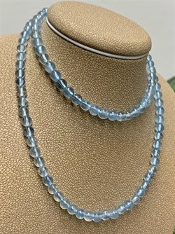 Бусы р.45 д.4,5 Аквамарин Бразилия арт: 087653-р45-6 - фото 195593 Бусы р.45 д.4,5 Аквамарин Бразилия арт: 087653-р45-6 - фото 195593