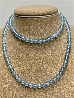 Бусы р.45 д.4,5 Аквамарин Бразилия арт: 087653-р45-6 - фото 195594 Бусы р.45 д.4,5 Аквамарин Бразилия арт: 087653-р45-6 - фото 195594