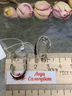 *Серьги Пусеты Глиттер арт. OR0853P-GL-573 вес 5,18 г - фото 195687 *Серьги Пусеты Глиттер арт. OR0853P-GL-573 вес 5,18 г - фото 195687