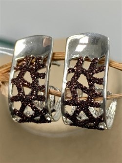 *Серьги Пусеты Глиттер арт. OR0853P-GL-573 вес 5,18 г - фото 195691 *Серьги Пусеты Глиттер арт. OR0853P-GL-573 вес 5,18 г - фото 195691