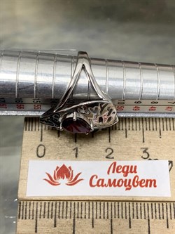 *Кольцо р.16,5  Родолит арт. SM-R02902-X-WB-lil-X-X-431 (вес 5,29 г) - фото 195844 *Кольцо р.16,5  Родолит арт. SM-R02902-X-WB-lil-X-X-431 (вес 5,29 г) - фото 195844