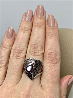 *Кольцо р.16,5  Родолит арт. SM-R02902-X-WB-lil-X-X-431 (вес 5,29 г) - фото 195849 *Кольцо р.16,5  Родолит арт. SM-R02902-X-WB-lil-X-X-431 (вес 5,29 г) - фото 195849