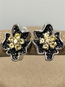 *Серьги Цитрин арт. SM-E00749-X-WB-YS-X-B-829 (вес 4,45 г) - фото 196079 *Серьги Цитрин арт. SM-E00749-X-WB-YS-X-B-829 (вес 4,45 г) - фото 196079