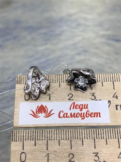 *Серьги Голубой Топаз арт. SM-E00749-X-WB-SBT-X-B-888 (вес 4,35 г) - фото 196123