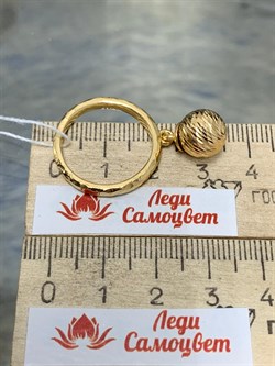 *Кольцо р.18,5 Шар арт. FANUN2PL-205 вес 4,61 г - фото 196197 *Кольцо р.18,5 Шар арт. FANUN2PL-205 вес 4,61 г - фото 196197