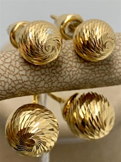 *Серьги Пусеты Трансформеры Шары арт. FORP2-PL-247 вес 6,6 г - фото 196214 *Серьги Пусеты Трансформеры Шары арт. FORP2-PL-247 вес 6,6 г - фото 196214