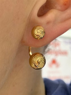 *Серьги Пусеты Трансформеры Шары арт. FORP2-PL-247 вес 6,6 г - фото 196218 *Серьги Пусеты Трансформеры Шары арт. FORP2-PL-247 вес 6,6 г - фото 196218