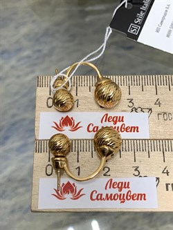 *Серьги Пусеты Трансформеры Шары арт. FORP2-PL-247 вес 6,6 г - фото 196221 *Серьги Пусеты Трансформеры Шары арт. FORP2-PL-247 вес 6,6 г - фото 196221