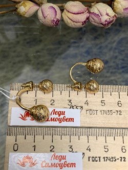 *Серьги Пусеты Трансформеры Шары арт. FORP2-PL-247 вес 6,6 г - фото 196227 *Серьги Пусеты Трансформеры Шары арт. FORP2-PL-247 вес 6,6 г - фото 196227