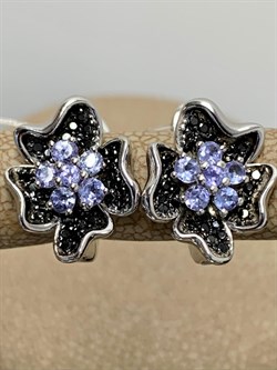 *Серьги Танзанит арт. SM-E00749-X-WB-TN-X-B-892 (вес 4,46 г) - фото 196358 *Серьги Танзанит арт. SM-E00749-X-WB-TN-X-B-892 (вес 4,46 г) - фото 196358