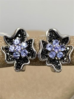 *Серьги Танзанит арт. SM-E00749-X-WB-TN-X-B-892 (вес 4,46 г) - фото 196359 *Серьги Танзанит арт. SM-E00749-X-WB-TN-X-B-892 (вес 4,46 г) - фото 196359