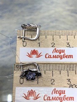 *Серьги Танзанит арт. SM-E00749-X-WB-TN-X-B-892 (вес 4,46 г) - фото 196364 *Серьги Танзанит арт. SM-E00749-X-WB-TN-X-B-892 (вес 4,46 г) - фото 196364