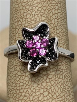 *Кольцо р.19 Родолит арт. SM-R02911-X-WB-lil-X-B-066 вес 3 г - фото 196370 *Кольцо р.19 Родолит арт. SM-R02911-X-WB-lil-X-B-066 вес 3 г - фото 196370