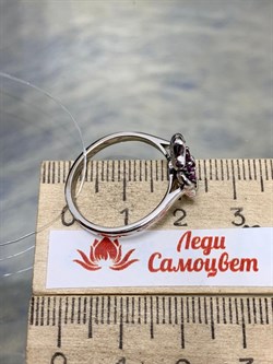 *Кольцо р.16,5 Родолит арт. SM-R02911-X-WB-lil-X-B-025 вес 2,81 г - фото 196386 *Кольцо р.16,5 Родолит арт. SM-R02911-X-WB-lil-X-B-025 вес 2,81 г - фото 196386