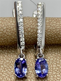 *Серьги Танзанит арт. SM-E00686-X-W-TN-X-W-997 (вес 3,17 г) - фото 196529 *Серьги Танзанит арт. SM-E00686-X-W-TN-X-W-997 (вес 3,17 г) - фото 196529