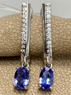 *Серьги Танзанит арт. SM-E00686-X-W-TN-X-W-997 (вес 3,17 г) - фото 196532 *Серьги Танзанит арт. SM-E00686-X-W-TN-X-W-997 (вес 3,17 г) - фото 196532