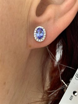 *Пусеты Танзанит арт. SM-E00685-X-W-TN-X-W-243 вес 1,85 г - фото 196554 *Пусеты Танзанит арт. SM-E00685-X-W-TN-X-W-243 вес 1,85 г - фото 196554