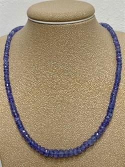 *Бусы д.40 д.3,5-5,5 Танзанит Африка арт: 086969-р40-6 - фото 197068 *Бусы д.40 д.3,5-5,5 Танзанит Африка арт: 086969-р40-6 - фото 197068