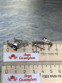 *Серьги арт. OR0861N-P-754 вес 7,34 г - фото 197258 *Серьги арт. OR0861N-P-754 вес 7,34 г - фото 197258