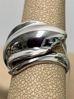 *Кольцо р.18,25 Скат Фианит арт. AN2211-L-667 вес 5,88 г - фото 197274 *Кольцо р.18,25 Скат Фианит арт. AN2211-L-667 вес 5,88 г - фото 197274