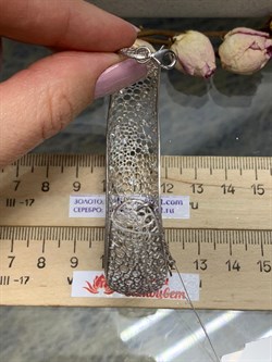 *Браслет р.18-20 Белый Фианит арт. BR1G-262 вес 8,65 г - фото 197322