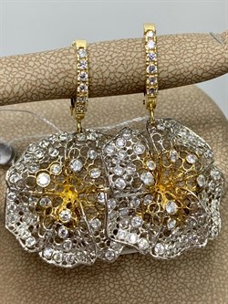 *Серьги Белый Фианит арт. ORFIOREG-BI-420 вес 5,84 г - фото 197379 *Серьги Белый Фианит арт. ORFIOREG-BI-420 вес 5,84 г - фото 197379