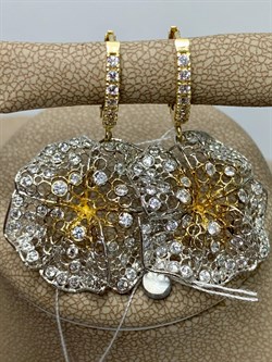 *Серьги Белый Фианит арт. ORFIOREG-BI-420 вес 5,84 г - фото 197380 *Серьги Белый Фианит арт. ORFIOREG-BI-420 вес 5,84 г - фото 197380