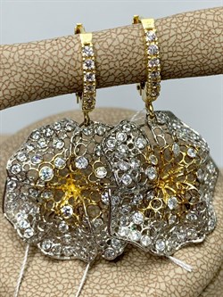 *Серьги Белый Фианит арт. ORFIOREG-BI-420 вес 5,84 г - фото 197381 *Серьги Белый Фианит арт. ORFIOREG-BI-420 вес 5,84 г - фото 197381