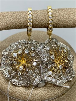 *Серьги Белый Фианит арт. ORFIOREG-BI-420 вес 5,84 г - фото 197383 *Серьги Белый Фианит арт. ORFIOREG-BI-420 вес 5,84 г - фото 197383