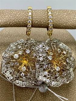 *Серьги Белый Фианит арт. ORFIOREG-BI-420 вес 5,84 г - фото 197384 *Серьги Белый Фианит арт. ORFIOREG-BI-420 вес 5,84 г - фото 197384