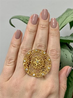 *Кольцо р.17,25 Белый Фианит арт. SIT-ANST1-YAU-884 вес 5,62 г - фото 197396 *Кольцо р.17,25 Белый Фианит арт. SIT-ANST1-YAU-884 вес 5,62 г - фото 197396