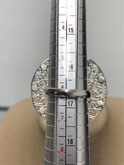 *Кольцо р.16,75 Белый Фианит арт. ANST1-361 вес 5,58 г - фото 197404 *Кольцо р.16,75 Белый Фианит арт. ANST1-361 вес 5,58 г - фото 197404