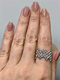 *Кольцо р.18,5 арт. VIAN3B-631 вес 7,05 г - фото 197485