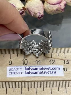 *Кольцо р.18,5 арт. VIAN3B-631 вес 7,05 г - фото 197486