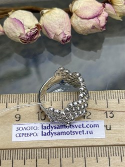*Кольцо р.18,5 арт. VIAN3B-631 вес 7,05 г - фото 197488