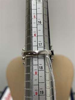 *Кольцо р.17,25 Белый Фианит арт. FANRIC2-348 вес 21,57 г - фото 197561