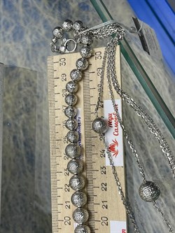 *Колье р.80 Шары арт. FCL3-901 вес 70,8 г - фото 197590 *Колье р.80 Шары арт. FCL3-901 вес 70,8 г - фото 197590