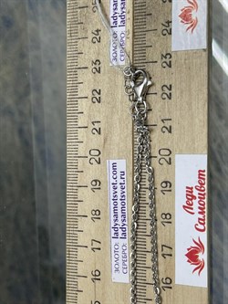 *Колье р.45 Шары арт. FCL1PL-195 вес 18,61 г - фото 197613