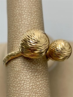 *Кольцо р.17,75 Шары арт. FANDOP2PL-Y-826 вес 6,03 г - фото 197628 *Кольцо р.17,75 Шары арт. FANDOP2PL-Y-826 вес 6,03 г - фото 197628