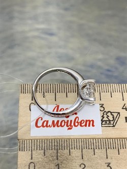 *Кольцо р.18,75 Горный хрусталь арт. 01.02027-275 (вес 4,69 г) - фото 197928 *Кольцо р.18,75 Горный хрусталь арт. 01.02027-275 (вес 4,69 г) - фото 197928