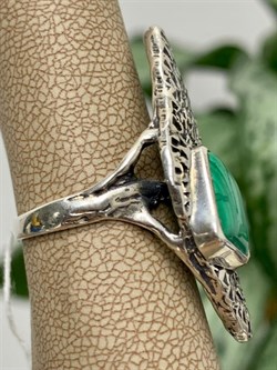 *Кольцо р.18 Малахит Африка арт. 1914-712 Вес 8,5 г - фото 198138 *Кольцо р.18 Малахит Африка арт. 1914-712 Вес 8,5 г - фото 198138