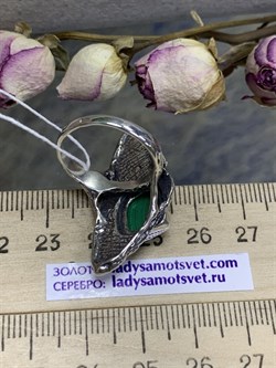 *Кольцо р.18 Малахит Африка арт. 1914-712 Вес 8,5 г - фото 198143 *Кольцо р.18 Малахит Африка арт. 1914-712 Вес 8,5 г - фото 198143