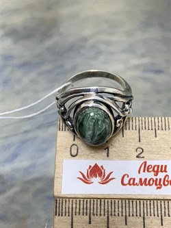 *Кольцо р.19,5 Серафинит арт. 1756-670 Вес 7,34 г - фото 198162 *Кольцо р.19,5 Серафинит арт. 1756-670 Вес 7,34 г - фото 198162