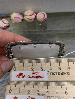 *Брошь Адуляр Индия арт. 1725-117 Вес 31 г - фото 198169