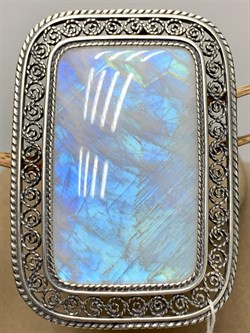 *Брошь Адуляр Индия арт. 1725-117 Вес 31 г - фото 198171