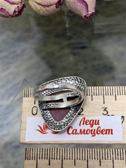 *Кольцо р.17,5 Родонит Урал арт. 1865-992 Вес 6,34 г - фото 198198 *Кольцо р.17,5 Родонит Урал арт. 1865-992 Вес 6,34 г - фото 198198